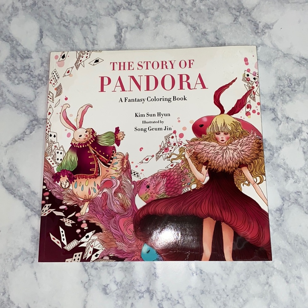 The Story of Pandora coloring book